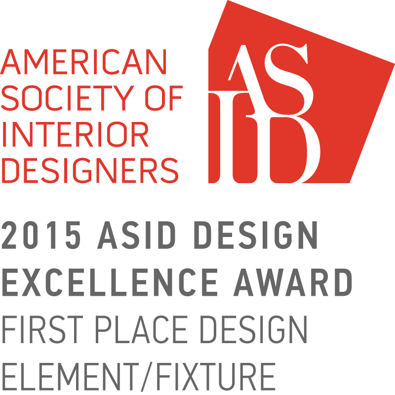 2015 ASID Design Excellence Award – First Place Design Element/Fixture