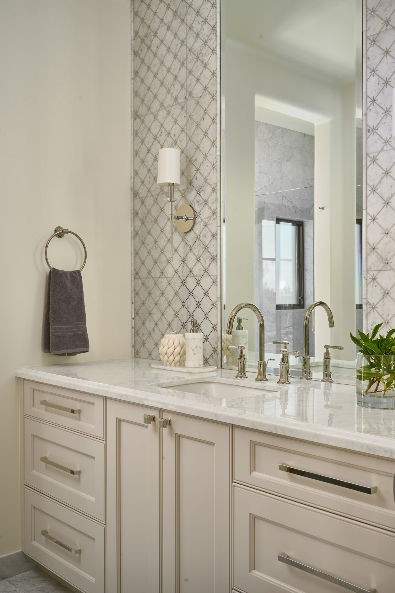The after shot of guest bathroom at the Paradise Estate in Paradise Valley, Arizona