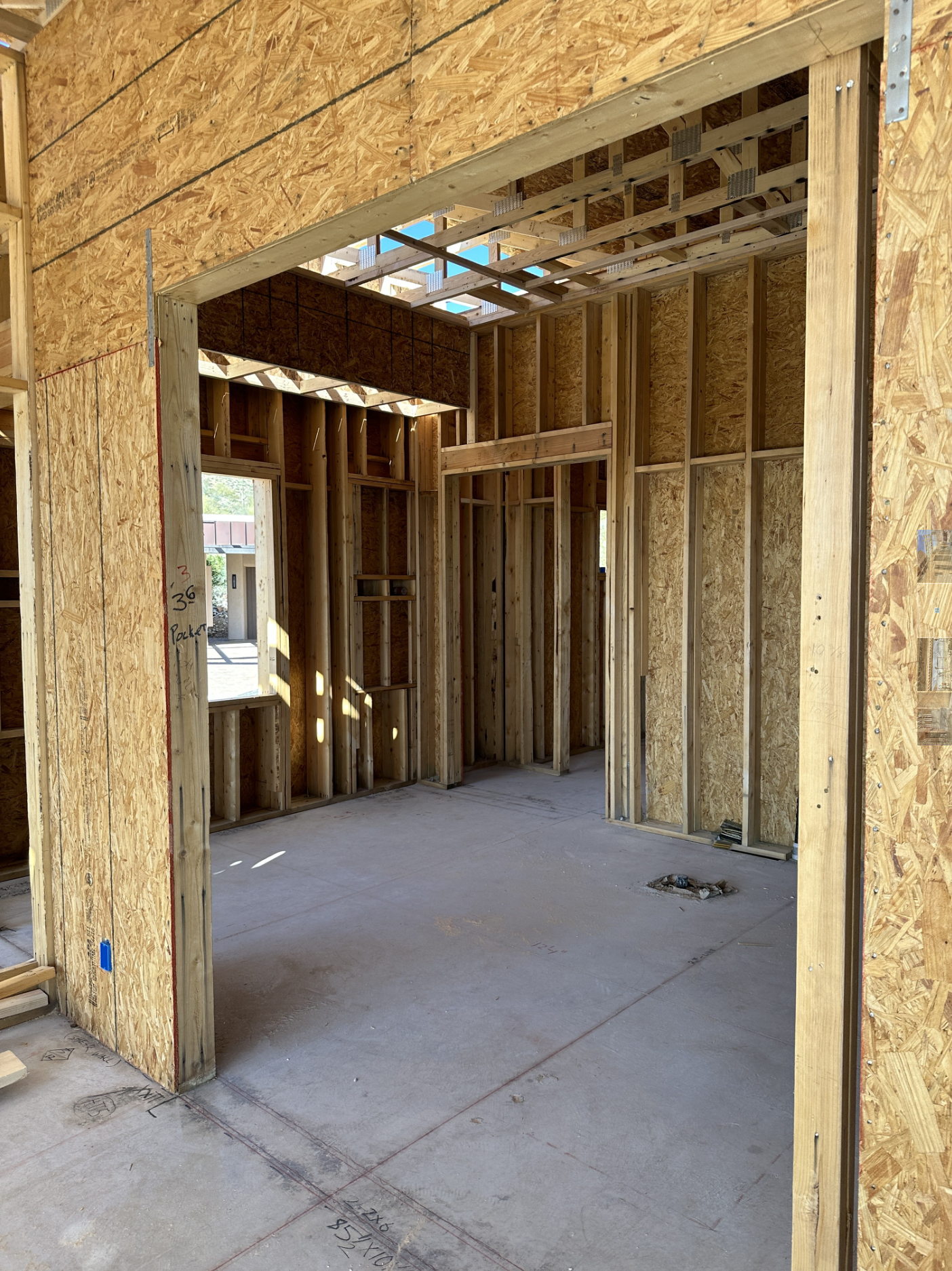 The before view of the master bathroom at the Ancala Hillside Residence in Scottsdale Arizona.